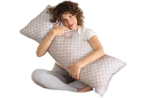 Pharmedoc Body Pillow, Pregnancy Pillows, Side Sleeper Pillow, Long, Memory Foam Pillow, Arabesque