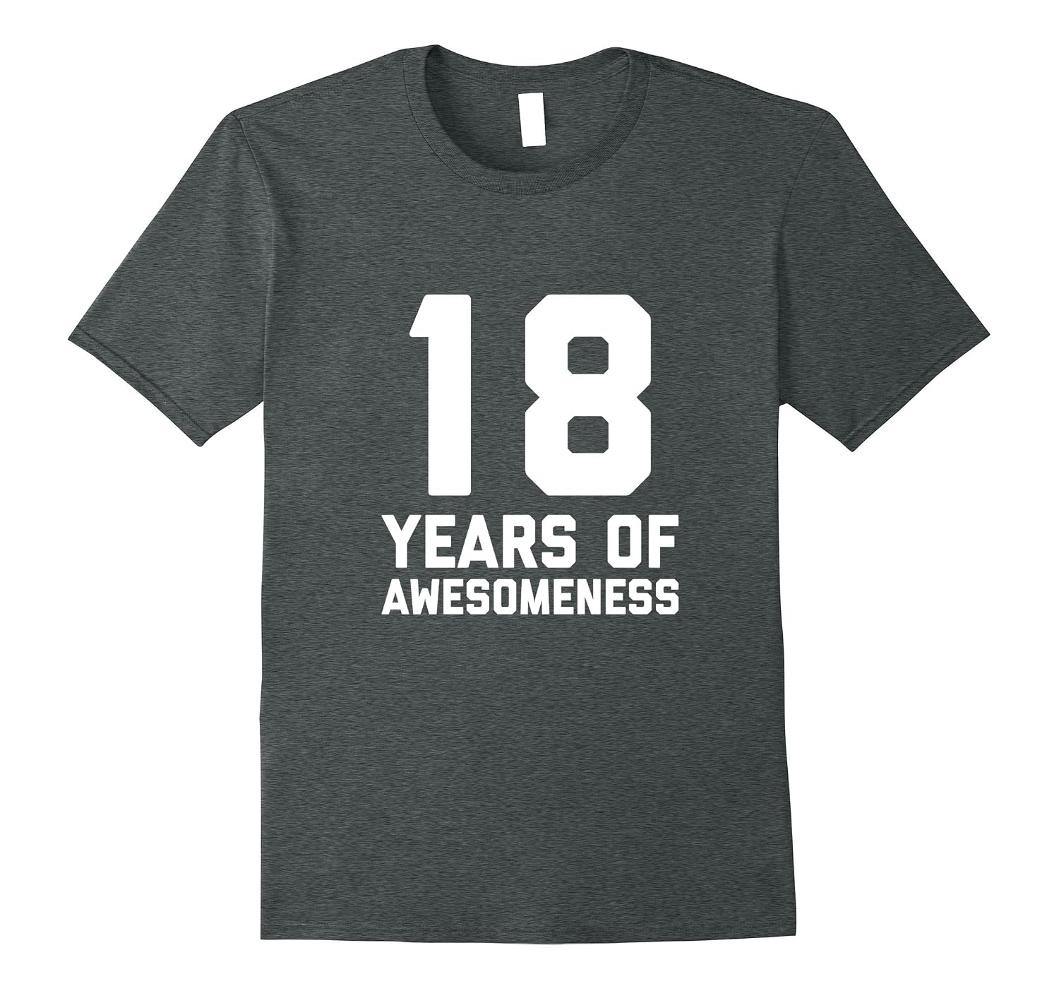 18th Birthday Shirt Gift Age 18 Year Old Boy Girl Tshirt Tee RT