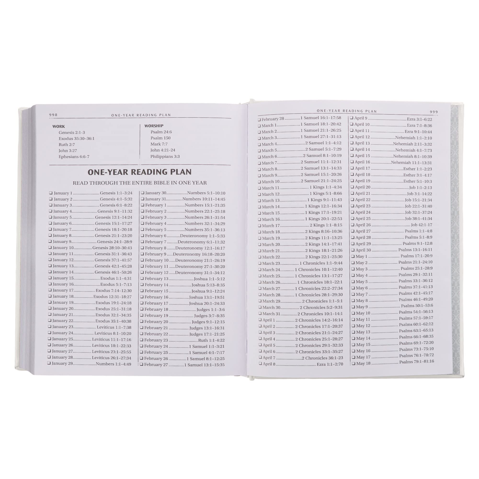 KJV Holy Bible, Classically Illustrated Heirloom Family Bible, Faux Leather Hardcover - Ribbon Markers, King James Version, White/Silver (KJV Family Editions)