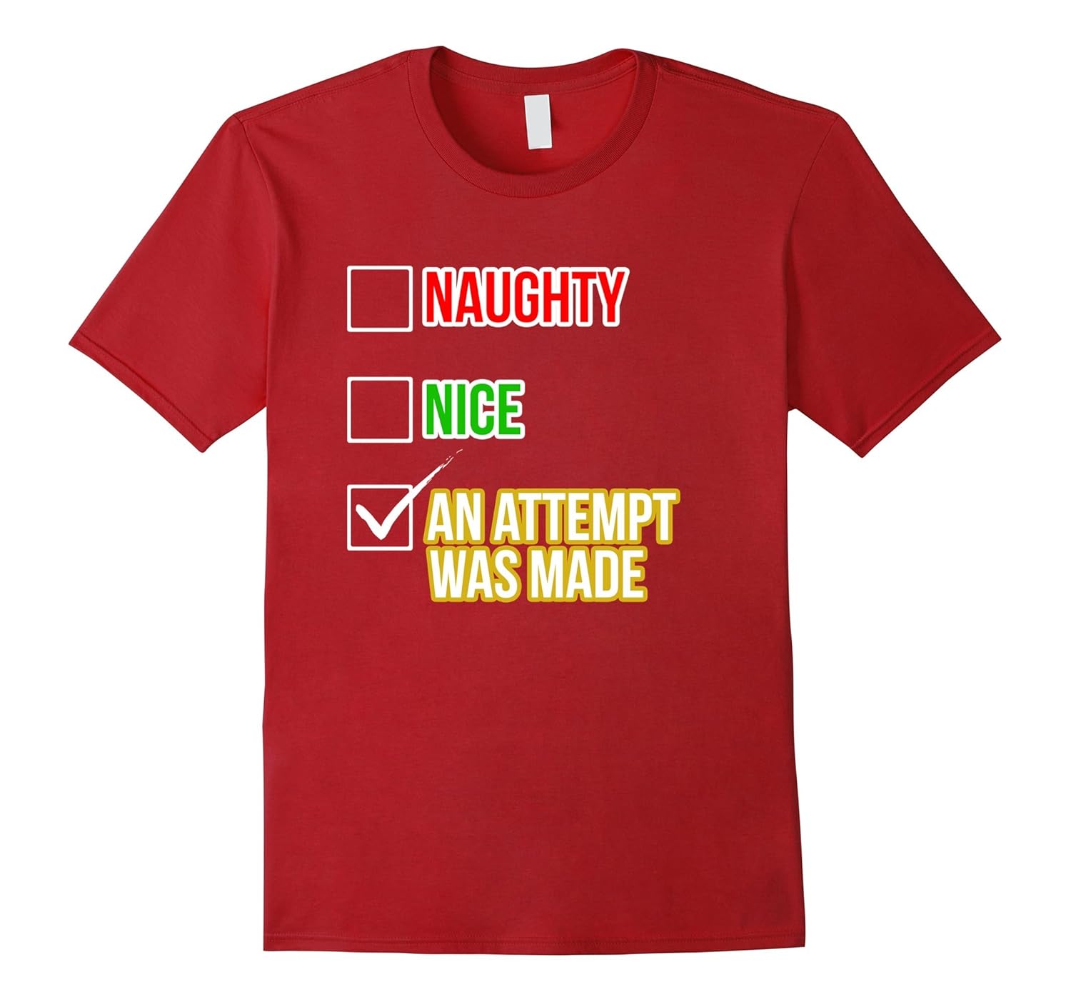 Funny Christmas Shirt - NAUGHTY or NICE shirts-ANZ