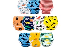 Potty Training Underwear for Toddlers and Girls, Learning Designs Training Pants(L, 10 packs)