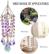 HDCRYSTALGIFTS Crystal Suncatchers Hanging Wind Chime Style Rainbow Maker view 8