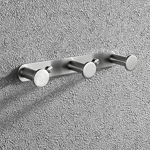 Lolypot Ganchos Toalla Gancho Percheros de pared Bata Percha 304 Acero inoxidable Perchero pared de Cocina Baño Colgadores Gancho de puerta ...