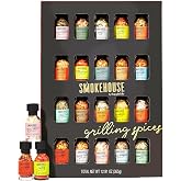Grilling Spice Set Gift, 20 BBQ Rubs &amp; Seasoning Variety Pack, Gift for Men | Smoker Seasonings, Steak &amp; Chicken Rubs, Grill Master Gift, Backyard BBQ, Christmas, Holiday, Foodies &amp; Pitmasters