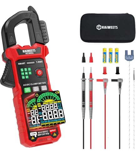 HT208D Digitale Stroomtang – AC/DC Spanning, Weerstand, Temperatuur En Meer – Ideaal Voor Koelapparatuur En Motortesten