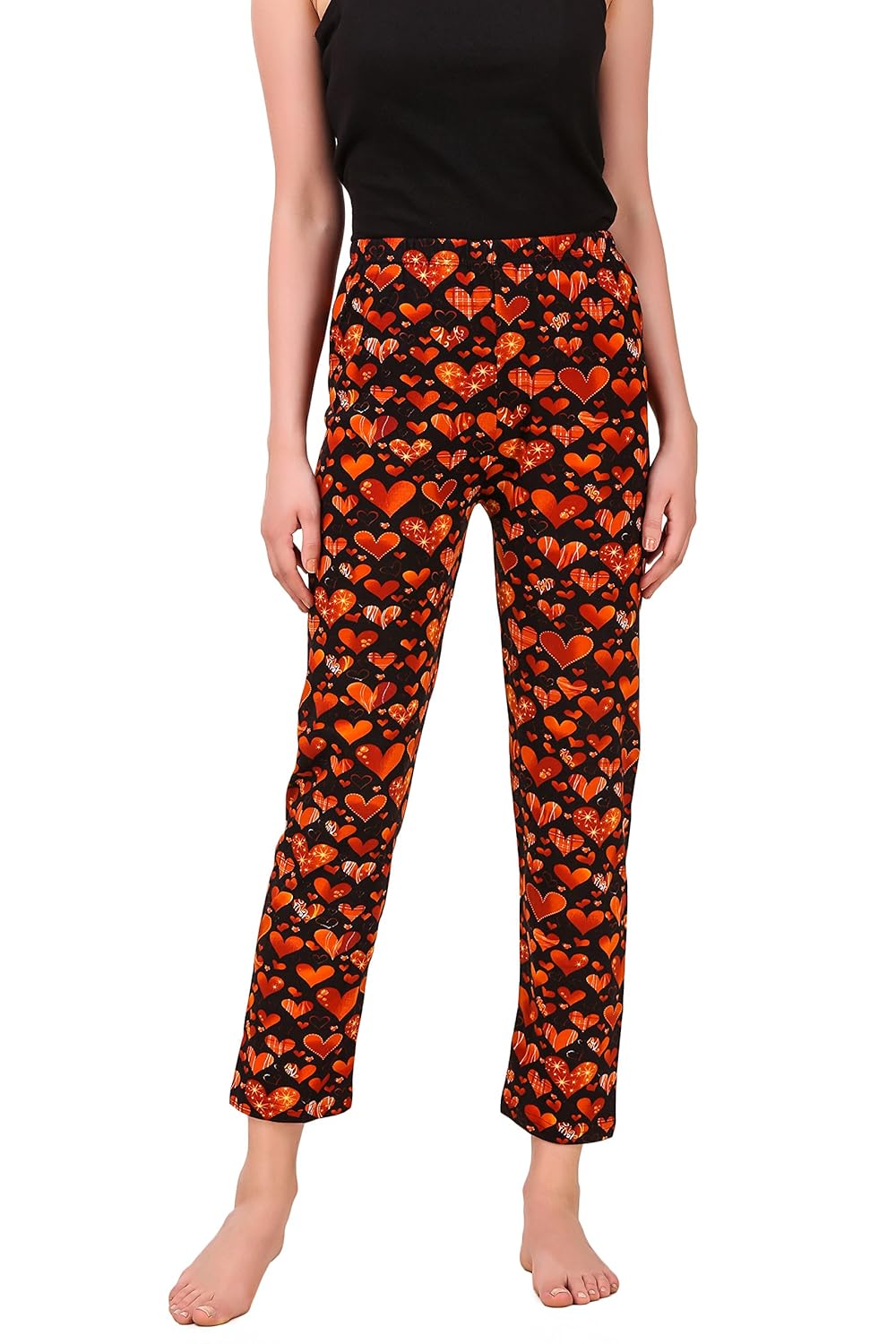 masha women's cotton printed multicolor pyjama