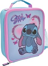 Disney Stitch Lunch Bag 600d Insulated Kids Bag with Bottle Pocket view 3