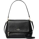 kate spade new york Women's Leila Pebbled Leather Medium Flap Shoulder Bag