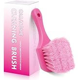 Soft Tire Brush for Car, 8.2" Wheel Cleaning Brush with Flagged Bristles | Soft Flagged Bristles Clean Tires and Wheels Gently Without Scratching Rims, Chrome or Painted Surfaces