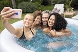 Lay-Z-Spa Cancun Hot Tub 120 AirJet Rattan 2-4 Person Inflatable Spa view 7