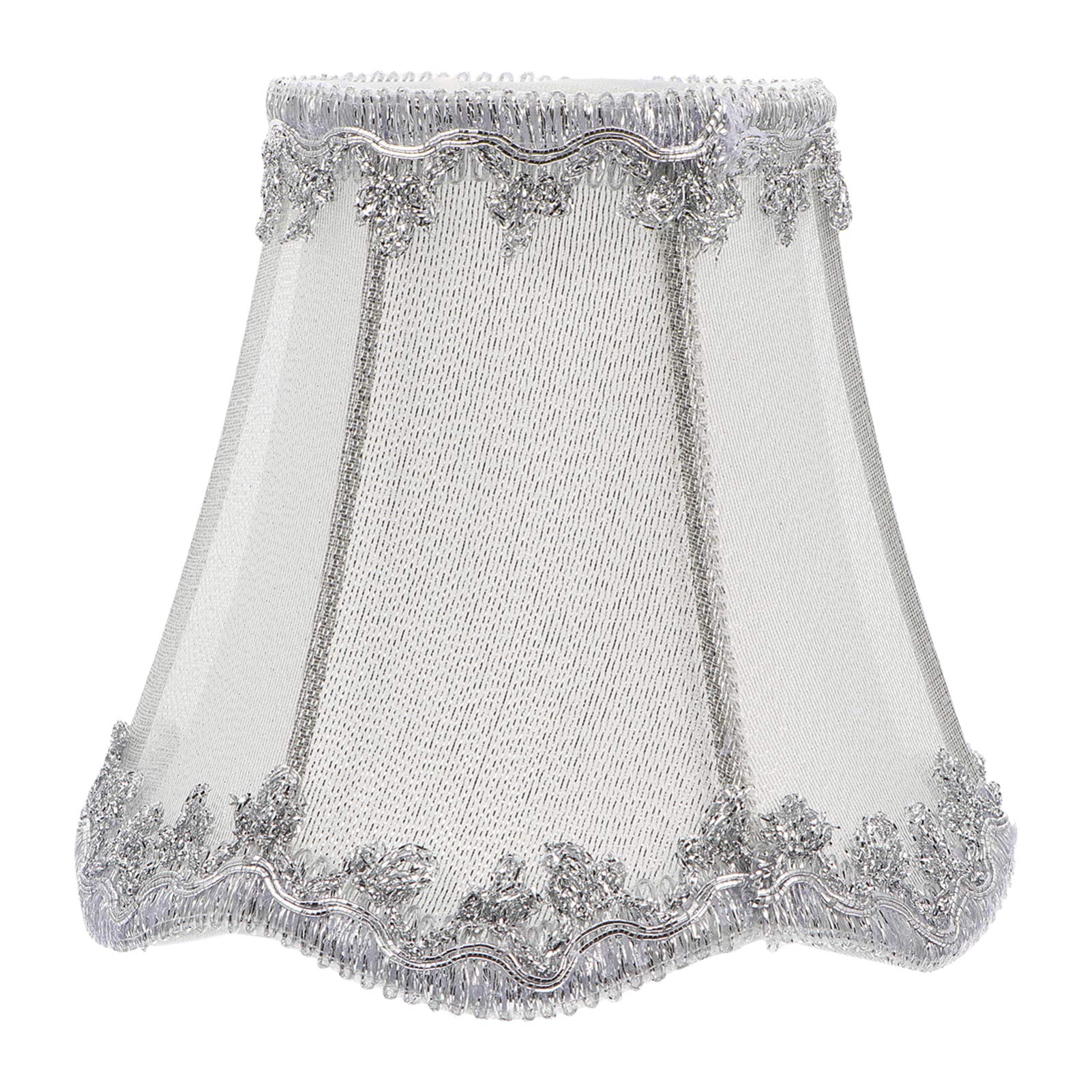 Mobestech Small Lamp Shade Modern European Style Fabric Lampshade Bell Shaped Cloth Lamp Shade for Table Floor Lamps Replacement