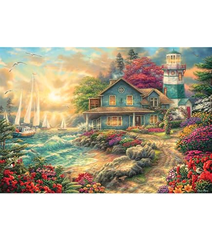 Anatolian Puzzle 'Villagio Dal Lago' – 2.000 Teile – Fertig 96 X 66 Cm – Inkl. Ständer