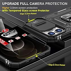 FRLMOOES for iPhone 12 Pro Max Case with 2 Screen