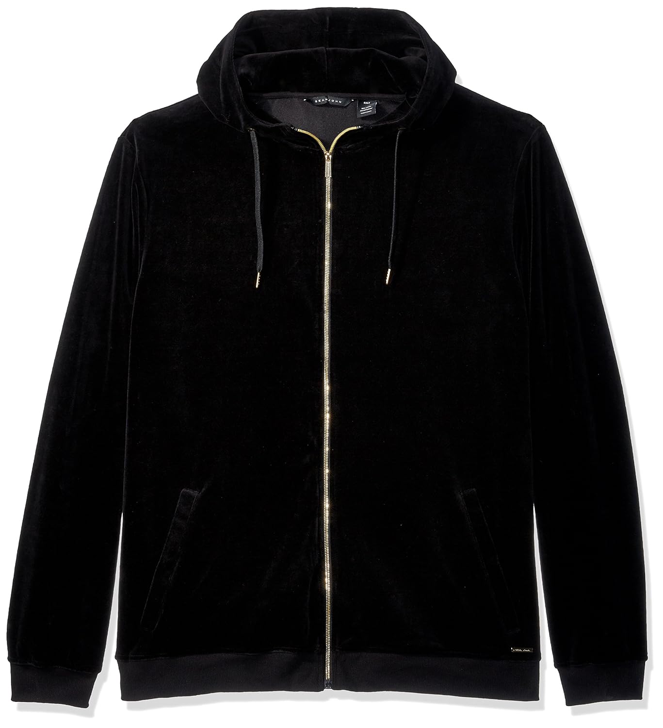 velour tracksuit top mens