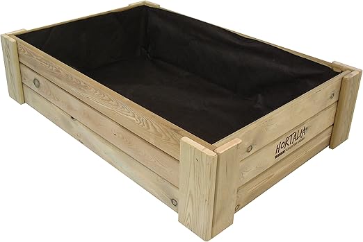 Hortalia Box - Huerto Urbano Cajón de Cultivo, 120 x 30 x 80 cm ...