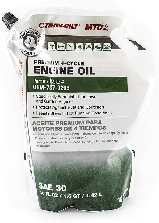 MTD Genuine Parts 48 oz. Premium 4Cycle Engine Oil Lawn
