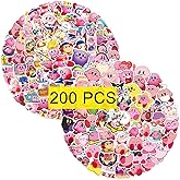 Babymiu Cartoon Video Game Stickers（200 Pcs）.Cute Vinyl Decals Gifts Merch Party Supplies Accessories for Water Bottles Skateboard Luggage Scrapbook Teens Adult