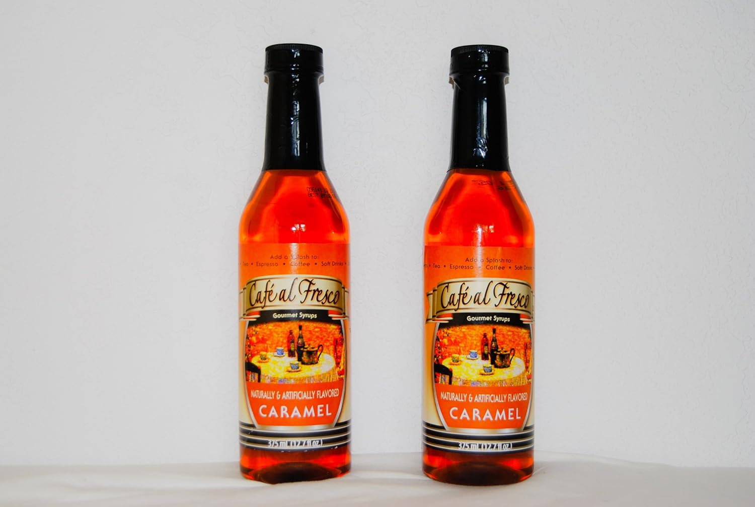 Cafe al Fresco Gourmet Syrup Caramel Flavored 12.7 oz (Pack