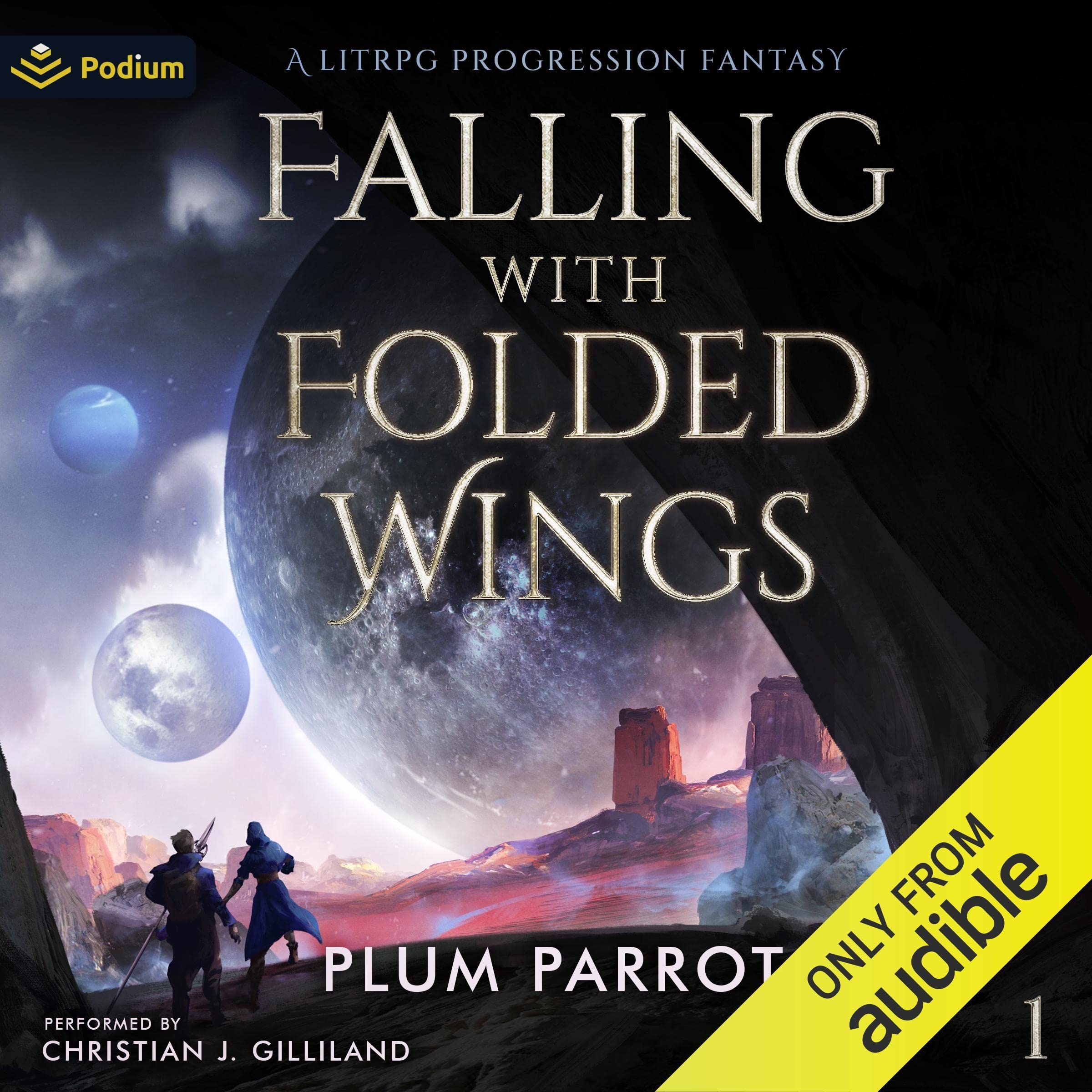 Falling with Folded Wings: A LitRPG Progression Fantasy: Book 1 Image
