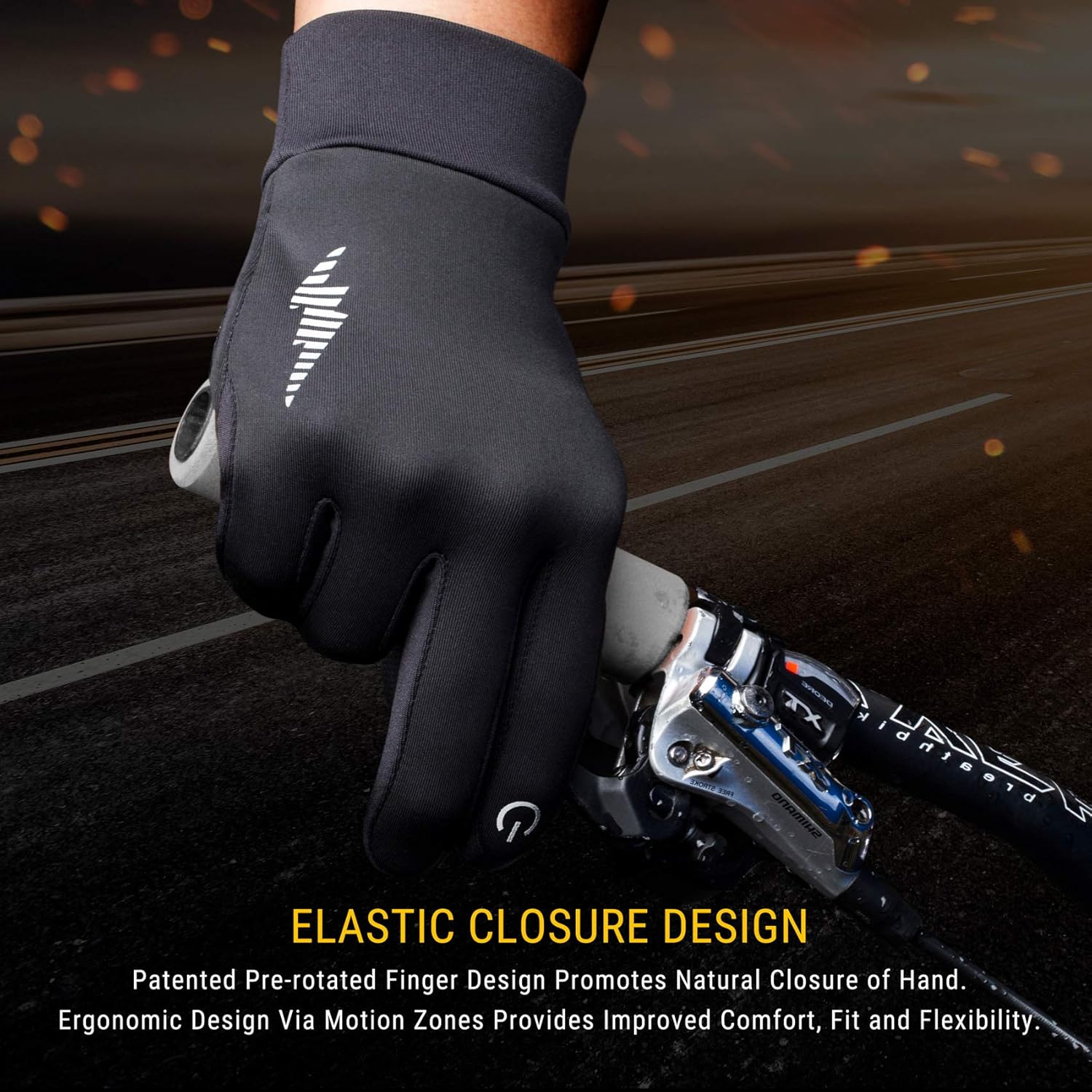 SIMARI Winter Gloves Men Women Touch Screen Glove Cold Weather Warm Gloves Workout Gloves Running Cycling Training: Clothing