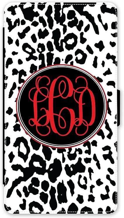 black and red leopard print