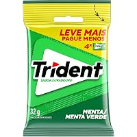 Pack Goma de Mascar Menta Forte Trident Xfresh Pacote 32g 4 Unidades ...