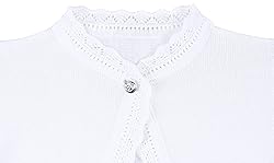 Lilax Baby Girls' Knit Long Sleeve Button Closure