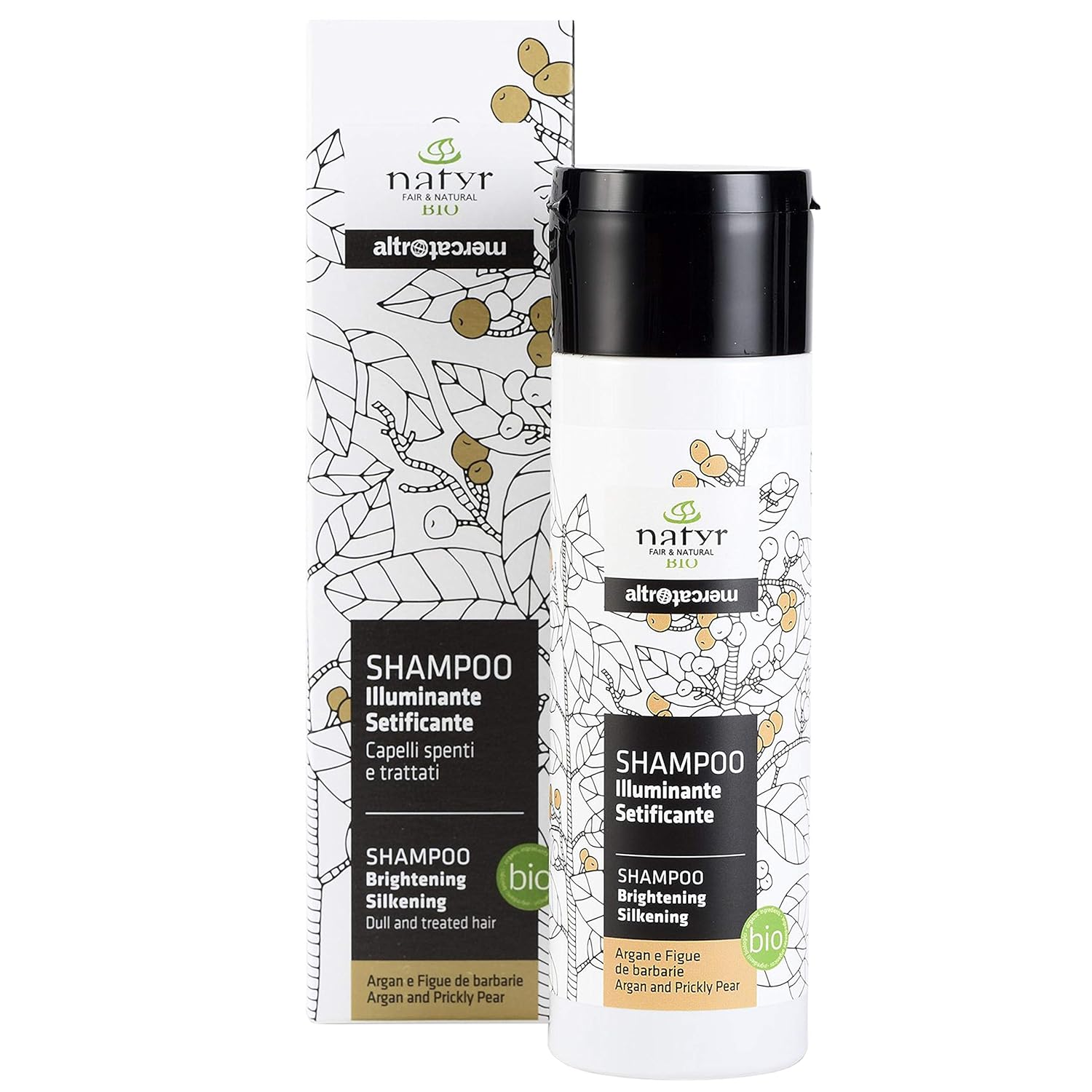 natyr bio pflege shampoo mit arganol