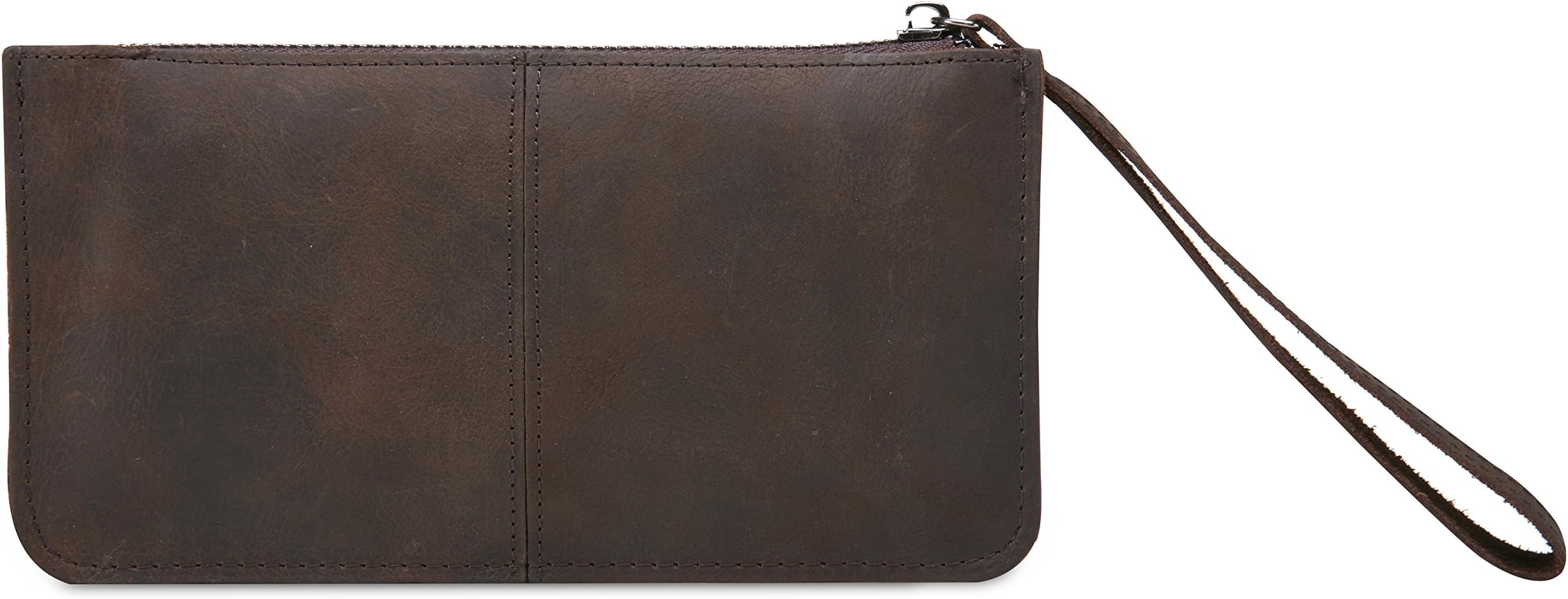 Tibes Genuine Leather Wallet Long Clutch Reto Purse for Men