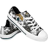 FOCO Jacksonville Jaguars NFL Womens Low Top Tie Dye Canvas Shoe - 8