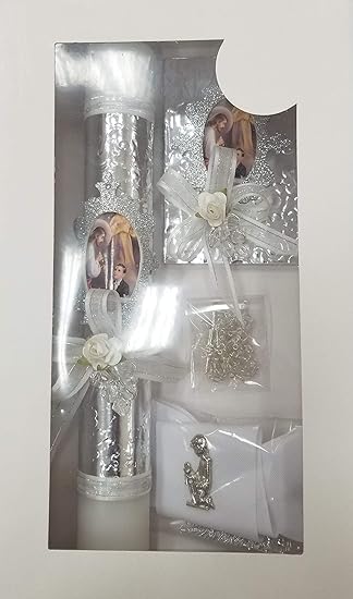 first communion candle set boy