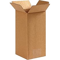 Amazon.com: BOX USA B448100PK Tall Corrugated Boxes, 4 