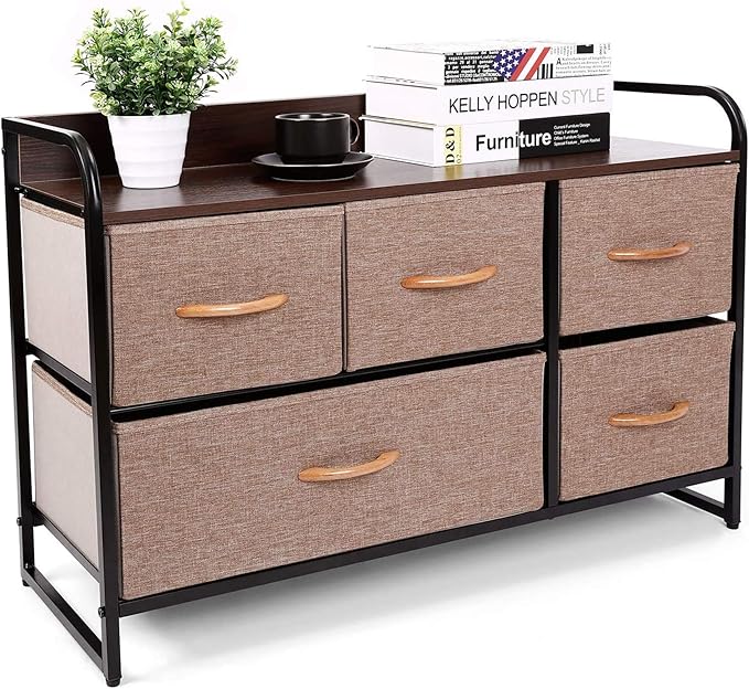 Mobile Cabinet Modern Chest Of Drawers File Cabinet Storage Organizer Cabinet Under Desk Home Office Night Stand Tusy 5 Drawer Cabinet Dresser Home Kitchen Home Office Cabinets