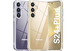 Oneagle for Samsung Galaxy S24 Plus Case Clear,[30X Anti-Yellowing] Galaxy S24+ Plus Phone Case with Hard Back & Soft Edge,[15FT Mil-Grade Protection][Built-in 4 Airbags] Shockproof Case for S24 Plus