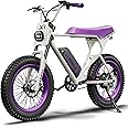 MACFOX X1S 2025 Ebikes for Adults, 750W Electric Bike Wheelie 25 MPH Max Speed, 38 Miles Range, 20" Fat Tire E-Bike with Front Suspension, E-Bikes for Riding to School (Class-3)