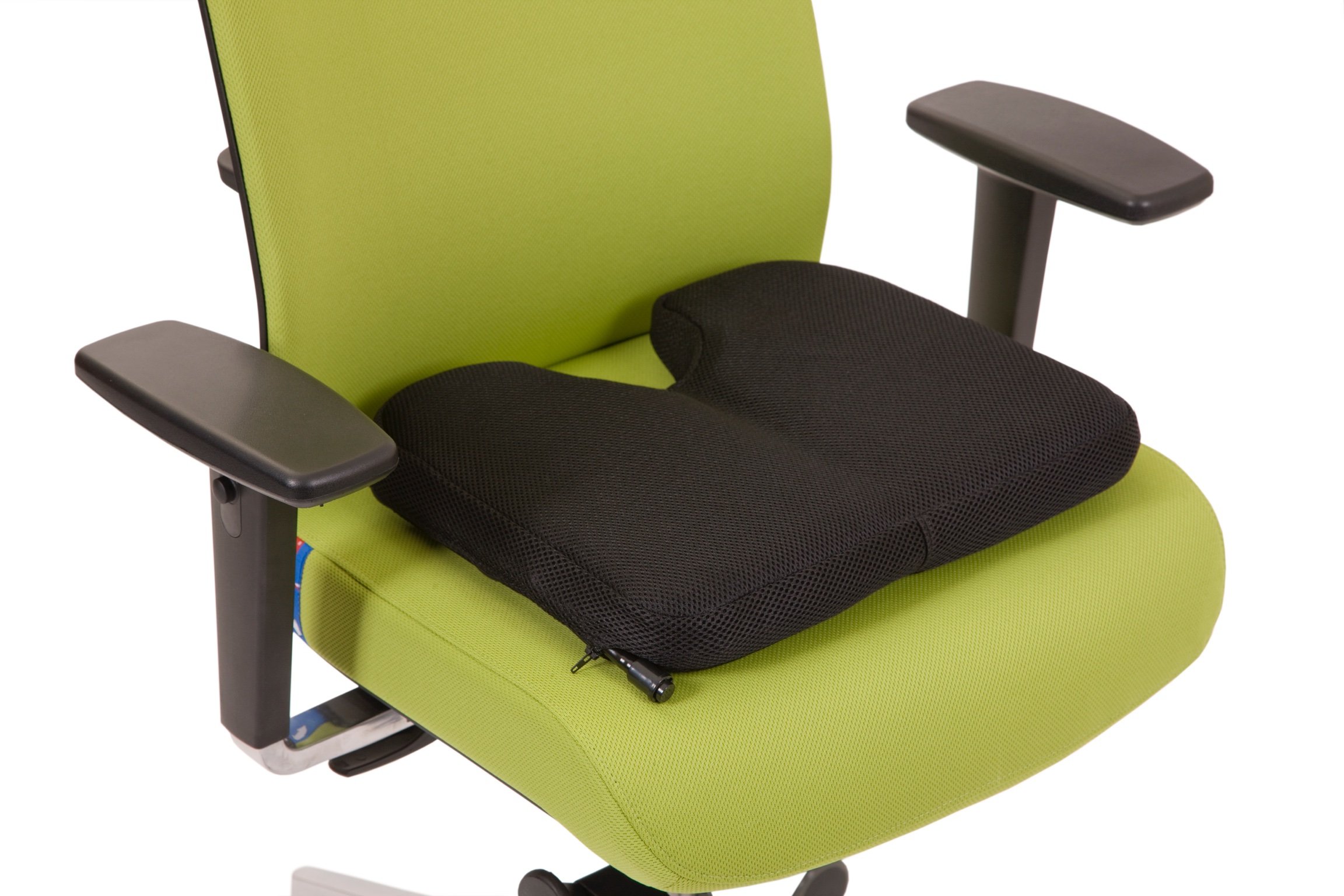 AirCareSystems™ Air Release Infinitely adjustable Foam and Air Seat Cushion with Coccyx Cut Out use as a Seat Pad,