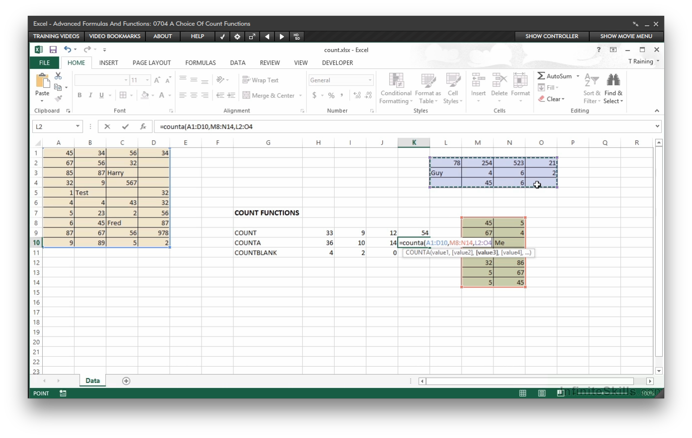 Learning Microsoft Excel - Advanced Formulas And Functions [Online Code] - Thumbnail 3