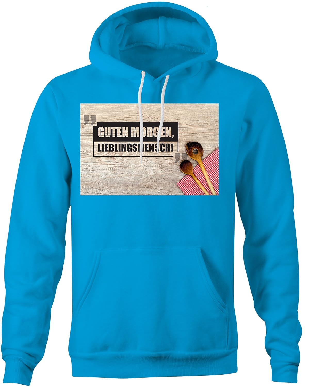 Guten Morgen Lieblingsmensch 2 Hoodie Kapuzen Pullover