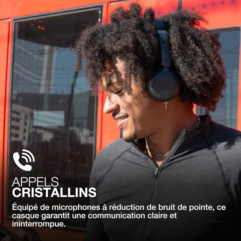 Go Lux ANC Casque Bluetooth sans Fil Réduction de Bruit, Graphite