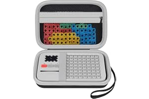 CASMILEE Case Compatible with GiiKER Super Blocks Puzzle Game, Super Slide Brain Teaser Puzzle Holder, Organizer Storage Bag for Electronic Brain Game Console & Puzzles for Kids Boys and Girls -Box Only-Black