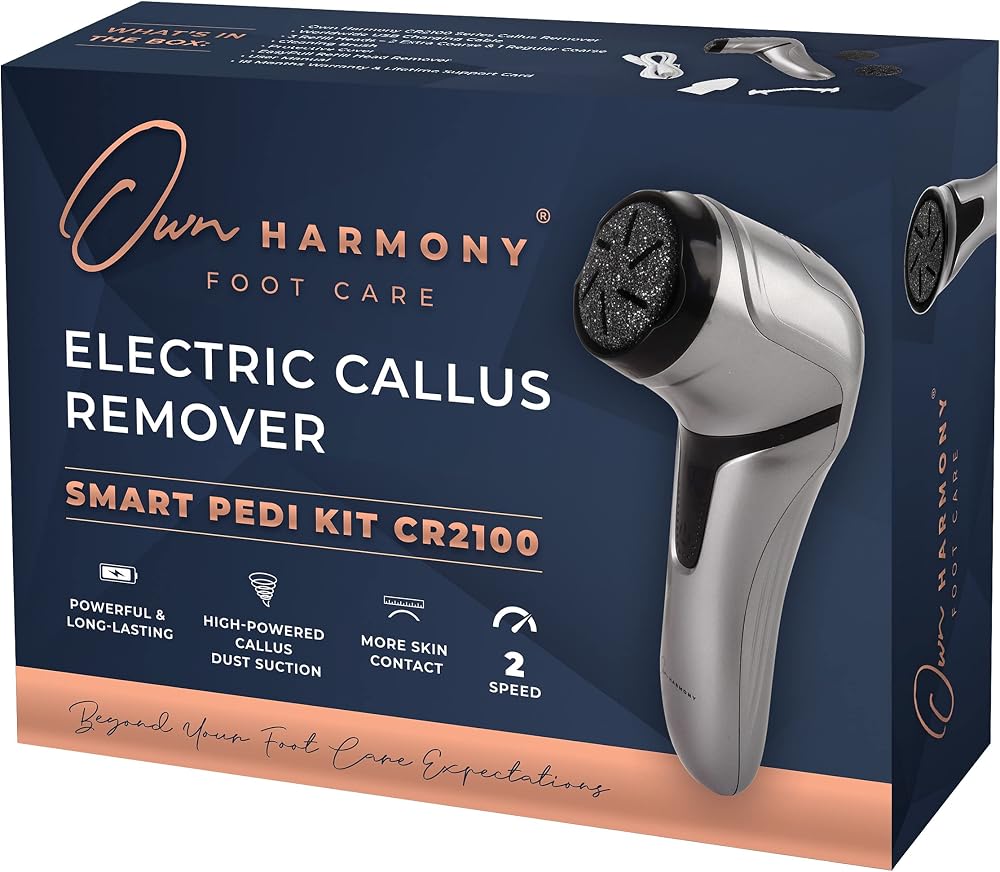 Own Harmony Electric Hard Skin Remover with Vacuum Absorption - Foot Callus File