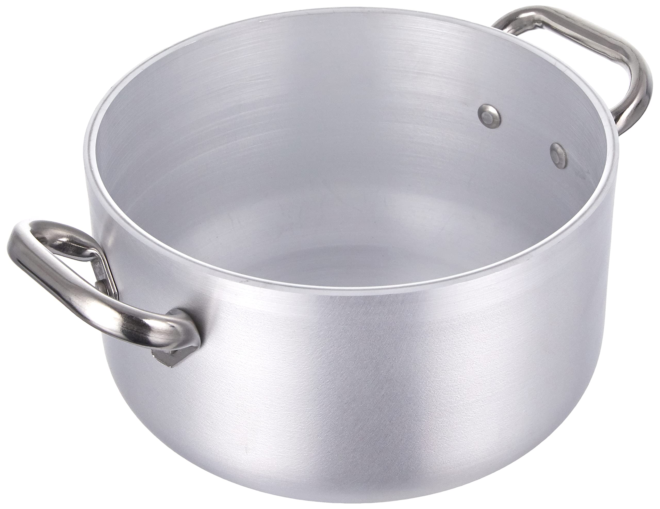 Pentole Agnelli ALMR110420 High Radiant Cylindrical Casserole, Professional Aluminum 5 mm, 20 cm