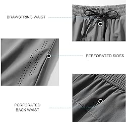 Surenow Men's Athletic Running Shorts Lightweight