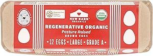 New Barn, Organic Large Pasture Raised Eggs, 12 Count