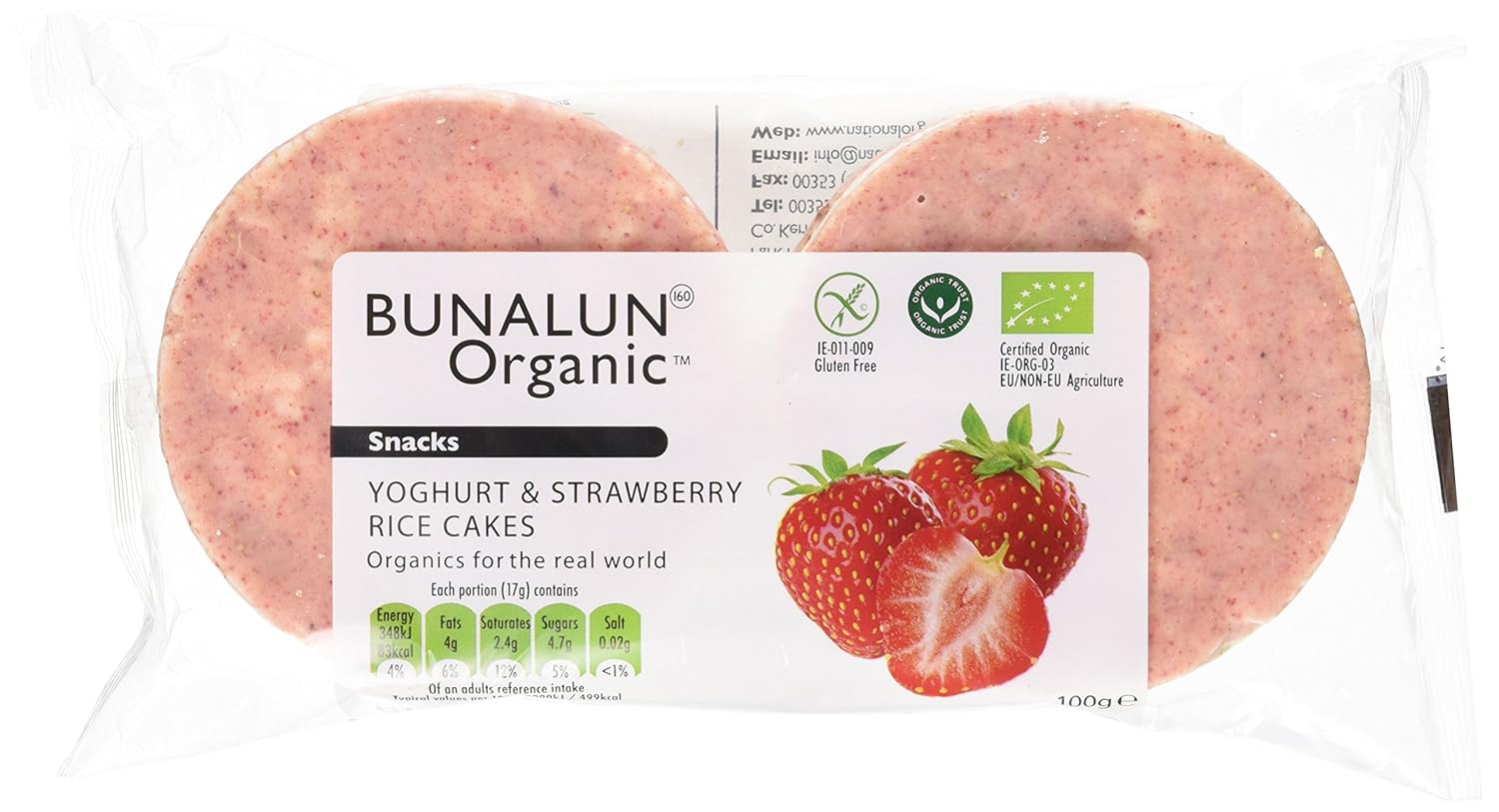 Bunalun Organic Rice Cakes Cake Brown Bunalun Organic Rice Cakes Cake Brown