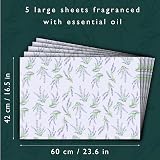 The Master Herbalist Floral Scented Drawer Liners Pack of 5 - Lavender view 4