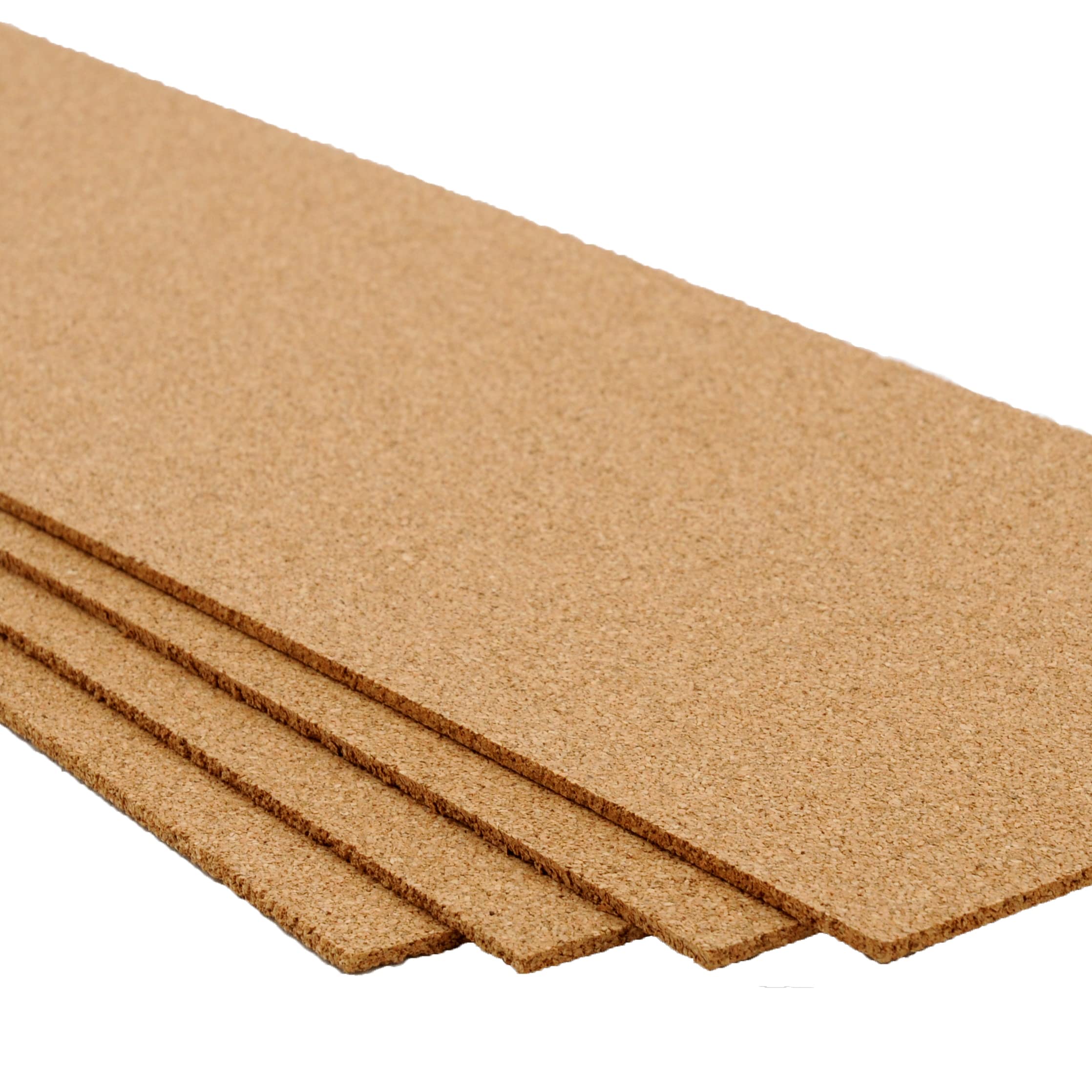 SPD UK High Density Cork Sheets/Rolls for Model Railway Crafts Modeling Set Design - 915mm x 305mm - 3mm Thick - Pack of 4 Rolls