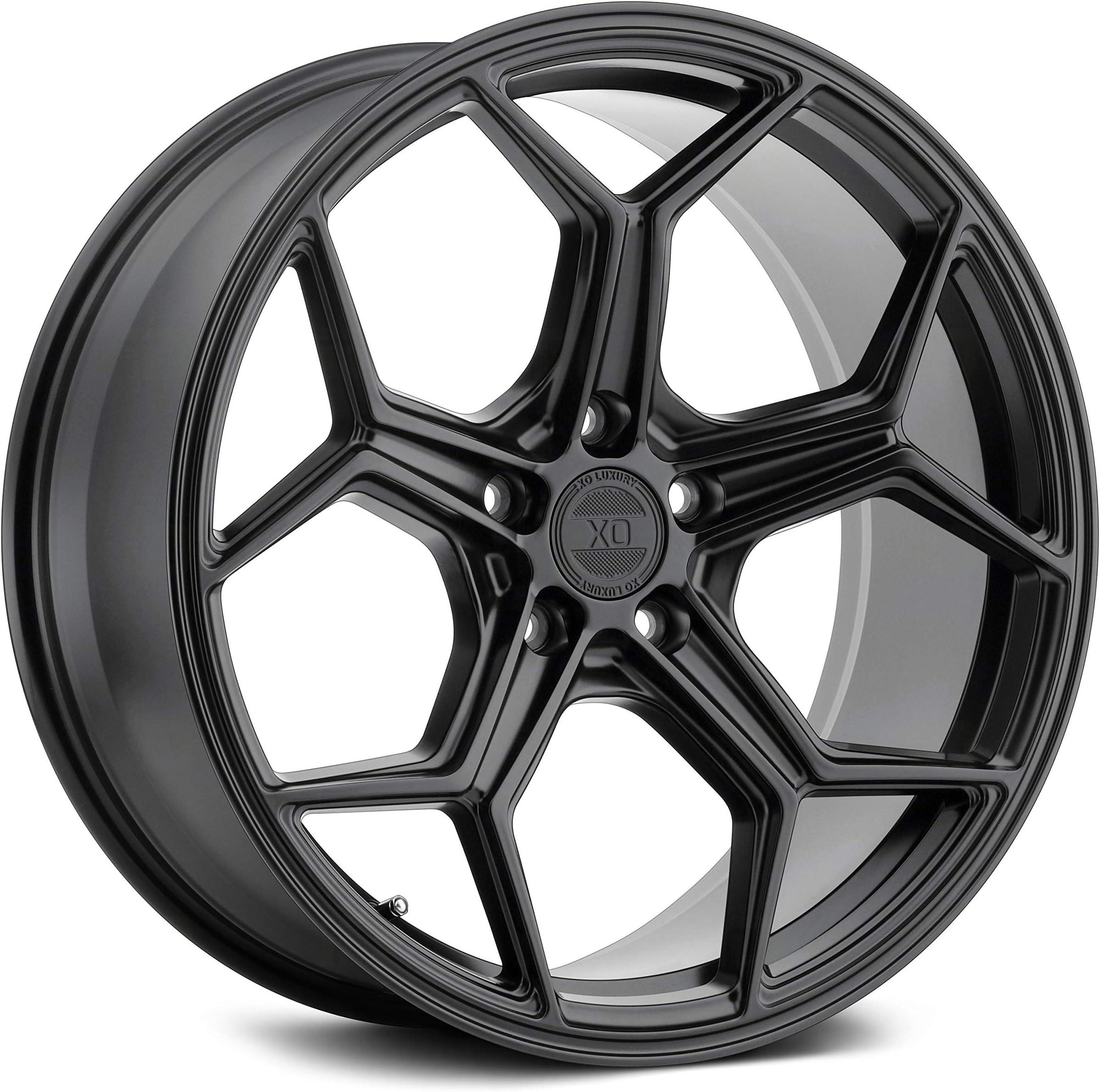 XO Helsinki Custom Wheel Matte - Black - 19" x 10", 42 Offset, 5x112 Bolt Pattern, 66.56mm Hub