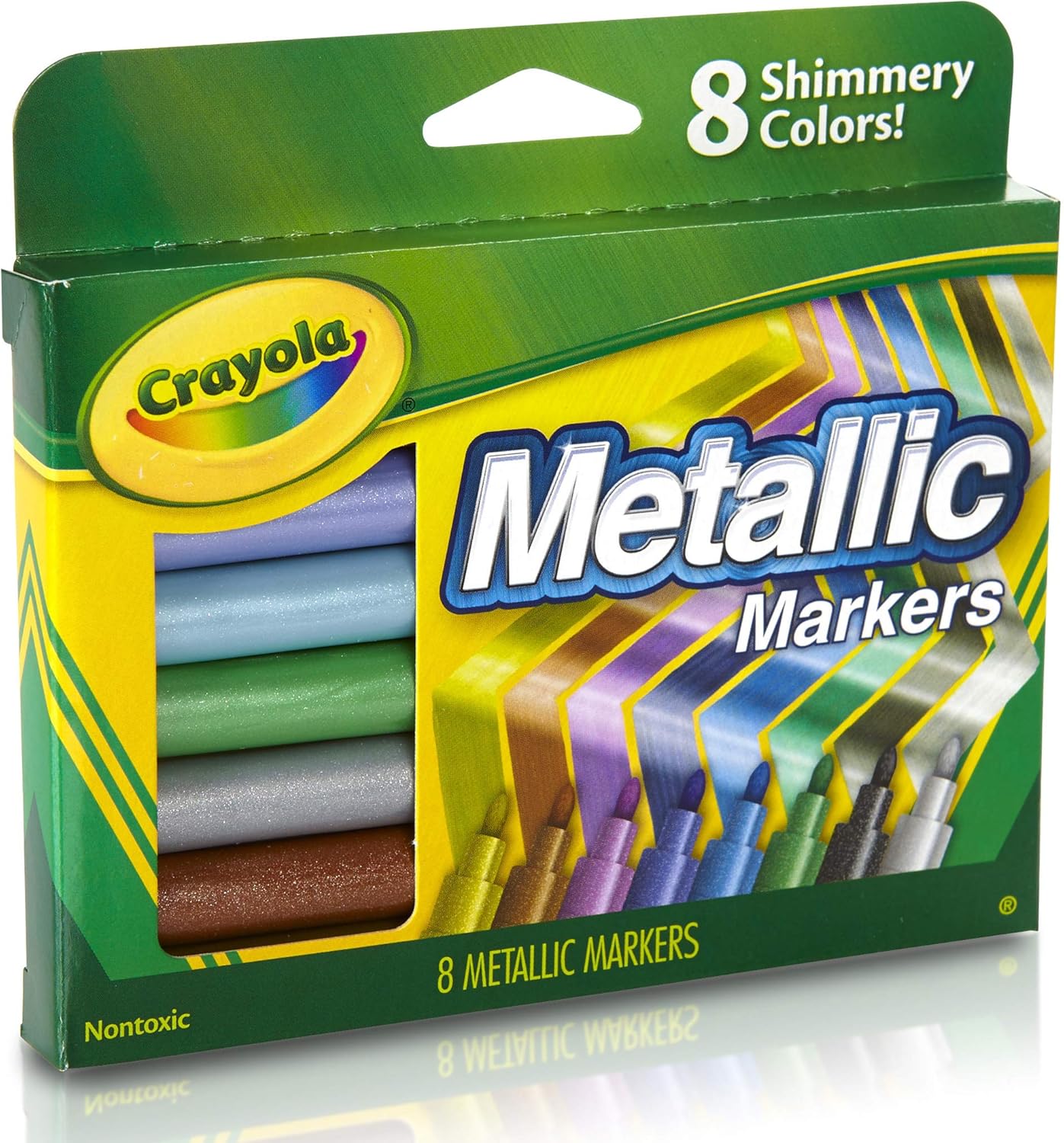 Crayola Metallic Markers, 8 Count: Toys & Games
