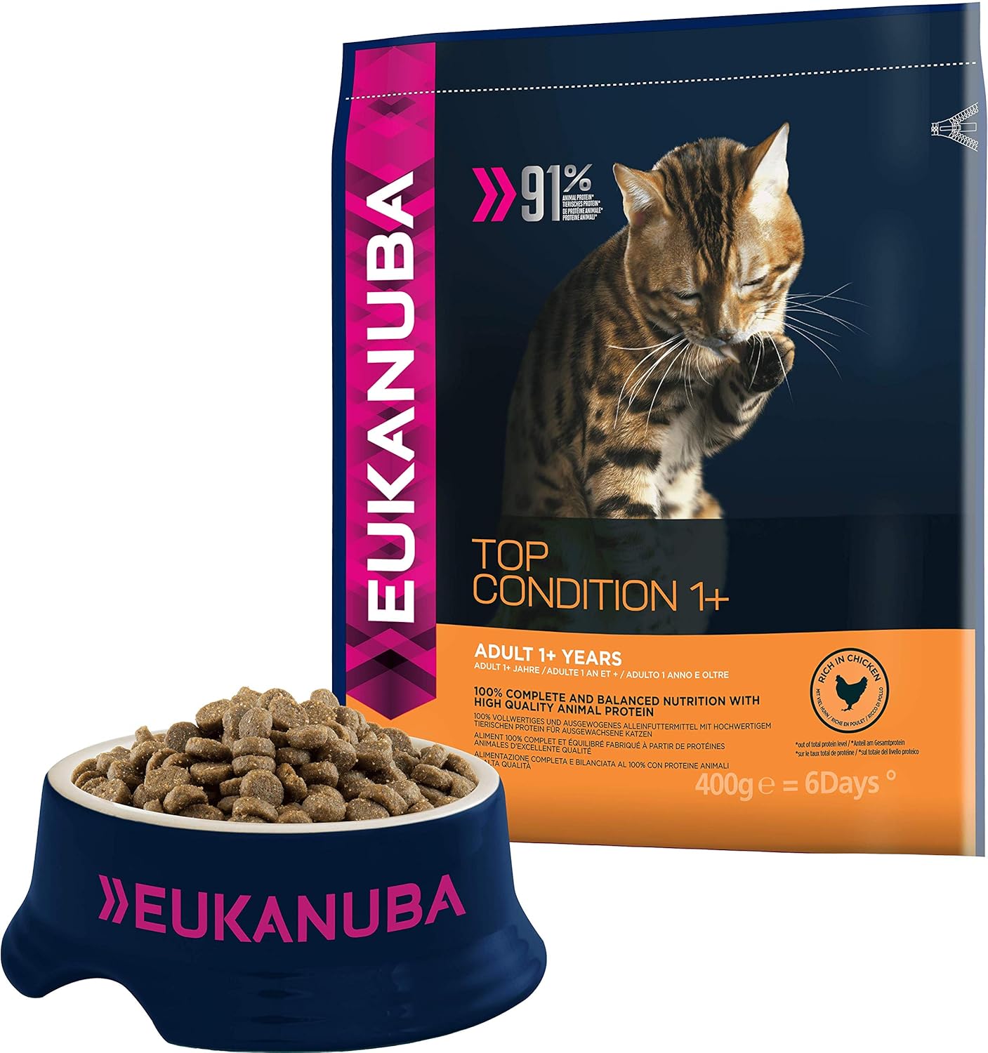 EUKANUBA One Plus - Comida para Gato (400 g): Amazon.es: Productos para mascotas